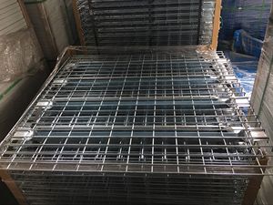 Plataformas de Malla de Alambre Galvanizado para Almacenamiento de Mercancías a Granel para Mayor Seguridad - Product Image 3