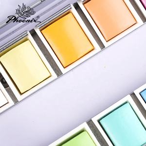 Phoenix 12 couleurs artiste Macaron couleur rêveur effet éthéré aquarelle Pastel aquarelle ensemble - Product Image 4