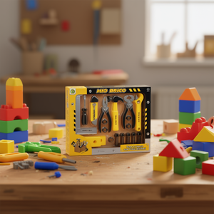 Mio Brico <b>Tool</b> <b>Set</b> 28x37 Cm Kids Repair And Build <b>Toy</b> <b>Tools</b> With Screws And Nuts For Creative Play - Product Image 3