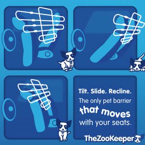 Barrière <span class=keywords><strong>pour</strong></span> véhicule: Ajustement universel réglable <span class=keywords><strong>pour</strong></span> voitures, camions, SUV. Porte de <span class=keywords><strong>voiture</strong></span> <span class=keywords><strong>pour</strong></span> <span class=keywords><strong>chien</strong></span> facile à installer-Séparateur de porte en tube métallique - Product Image 5