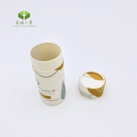 Emballage biodégradable, tube en papier rond personnalisé, carton écologique, tube de déodorant naturel, tube de baume à lèvres, conteneur