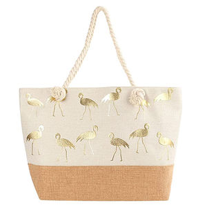 Borsa in Tela di Cotone Riciclato con Stampa Personalizzata, Motivo Animale, Spessa e Foderata, Ecologica con Cerniera - Product Image 1