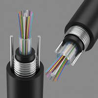 Câble à fibre optique extérieur blindé GYXTW monomode de qualité OS2 G652D à 12 fibres, avancé et fiable, pour centre de données