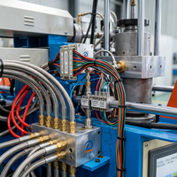 Máquina de Moldeo por Extrusión-Soplado de Plástico HDPE/PE de Una o Dos Estaciones para Fabricación de Bidones, Barriles y Tambores, Controlada por PLC