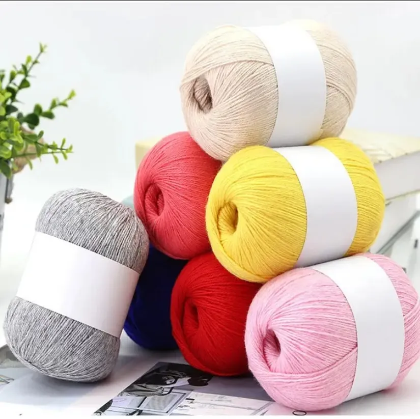 Wholesale Cashmere Yarn Super Soft for Hand Knitting Scarf Cashmere Yarn