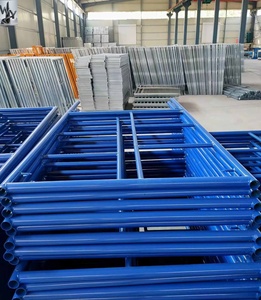 Échafaudage vertical en acier galvanisé de type <span class=keywords><strong>échelle</strong></span> pour maçonnerie Q235 Q345, avec portes et cadres de porte - Product Image 3