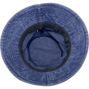 Logo tùy chỉnh thêu rửa đau khổ ngư dân cap retro cổ điển sờn rửa bông rộng vành rắn trống xô mũ - Product Image 4