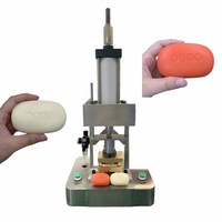 Petite machine à fabriquer du savon, presse à savon pneumatique, machine manuelle d'estampage de savon en barre