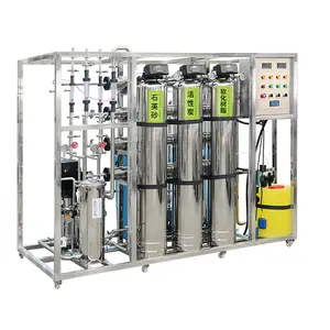 Máquina comercial de osmose reversa 250lph 500lph 1000lph 2000lph 3000lph 5000lph, máquina ro de aço inoxidável para tratamento de água