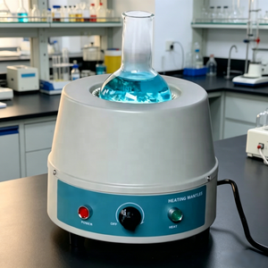 Manteau chauffant électrique en acier SF à température réglable pour laboratoire, avec température maximale de 450°C, pour fioles à fond rond, 110V/220V - Product Image 5