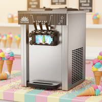 Machine à glace molle, machine à crème glacée, livraison gratuite, machine à glace molle à buse unique