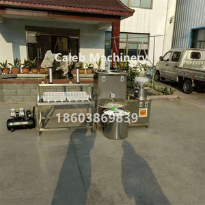 เครื่องทำนมถั่วเหลืองอัตโนมัติ/เครื่องขึ้นรูปเต้าหู้ เครื่องทำเต้าหู้คุณภาพสูง เครื่องทำเต้าหู้เลือดสำหรับขาย - Product Image 3