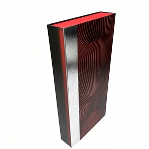 Raquette de <span class=keywords><strong>badminton</strong></span> écologique de qualité supérieure, boîte-cadeau rigide de style livre, fermeture magnétique, impression quadricolore, revêtement UV EVA - Product Image 6
