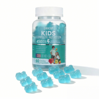 Complément alimentaire pour enfants à spectre complet en gommes avec 14 nutriments essentiels Vitamines A, C, D, E pour soutenir la santé et le développement quotidiens des enfants