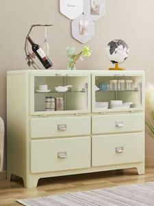 Modern OEM ODM High Quality l <b>Kitchen</b> Storage <b>Cabinet</b> with MDF Drawers for Living Room Bedroom Bathroom Wholesale Supply - Product Image 6
