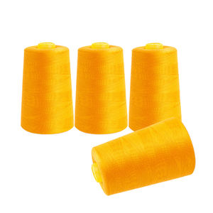 Fil à coudre en polyester 100% en gros, couleurs en stock, 40S/2, 3000 yards, fil teint, résistant à l'abrasion, pour la couture à la machine - Product Image 1