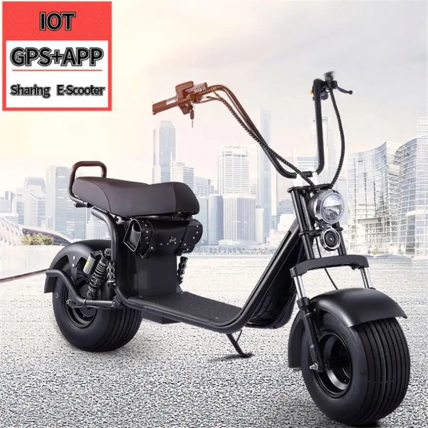 Holland Magazijn Eec Coc Citycoco 1500W 60v20ah Elektrische Motorfiets Scooter Citycoco Dropshipping