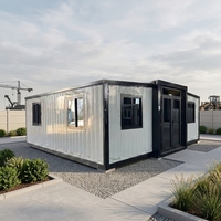 Vente directe usine – Maisons conteneurs extensibles 20 pieds 40 pieds – Maisons de luxe à construction rapide – Conteneurs habitables extensibles pour la famille