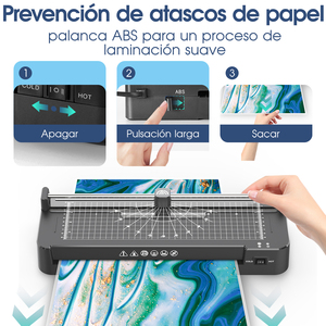 Profesional Plastificadora A3 y <span class=keywords><strong>a4</strong></span> Máquina de Laminadora para Uso Doméstico, Escolar y de Oficina - Product Image 4