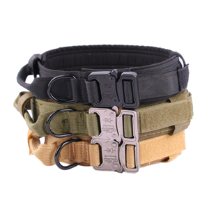 Colliers pour chien en toile réglables DFD925 M L XL, plusieurs tailles disponibles, avec boucle de déverrouillage rapide - Product Image 1