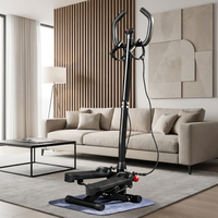 Steppeur multifonctionnel, appareil d'aérobic, mini-steppeur portable pour la maison, mini-steppeur avec barre de maintien
