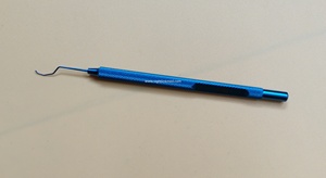 Cirugía ocular oftálmica <span class=keywords><strong>Minami</strong></span> M gancho lente Maniputor Chopper doble párpado instrumento gancho - Product Image 4
