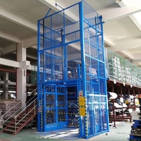 Industrieller 500kg Kleiner Lastenaufzug 1000kg 5000kg Außenwand-Montierter Frachtlift Warenlift für Lager