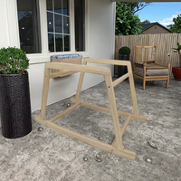 Berceau en Bois pour Bébé, Couffin à Bascule en Bois, Chaise à Bascule Ajustable pour Enfants, Panier de Sommeil en Bois pour Bébé
