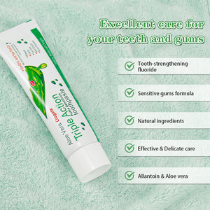 Aloe Vera <strong>Toothpaste</strong> Oral Hygiene Sensitivity <strong>Toothpaste</strong> <strong>Gums</strong> Plaque Removal Fluoride Free Stains Remover Smokers <strong>Toothpaste</strong> - Product Image 5
