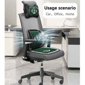 Xiangtaขายร้อน 2023 รถอุปกรณ์ตกแต่งภายในไม้ไผ่เบาะหนังOriginal Customไม้ลูกปัดฝาครอบที่นั่ง - Product Image 3