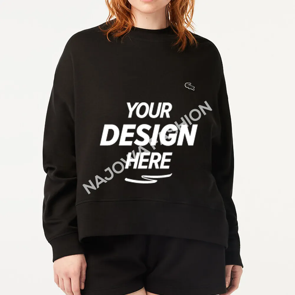 Schlussverkauf Neuheit modernes Design für Damen Wintermode Sweatshirts personalisierte Farbe Großhandel OEM-Lieferant Sweatshirt