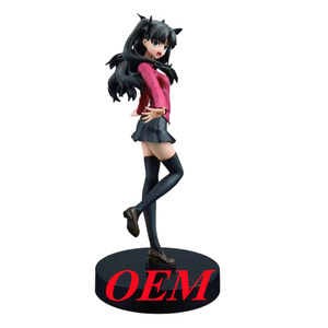 Figurine de jeu vidéo Tohsaka Rin Fate/<span class=keywords><strong>Stay</strong></span> <span class=keywords><strong>Night</strong></span> du Japon, modèle de présentation de bureau 20 cm en PVC écologique, production sur mesure - Product Image 3