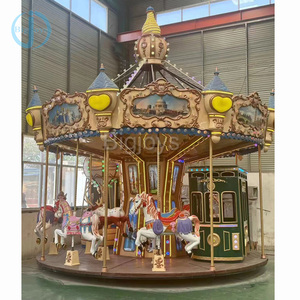 <span class=keywords><strong>Parc</strong></span> d'attractions 16 places Carrousel <span class=keywords><strong>de</strong></span> style européen classique vintage à vendre - Product Image 2