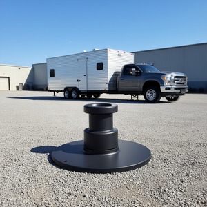 Enganche de cuello de cisne Hutchens para remolque de quinta rueda, collarín de 2 pulgadas, de acero negro, accesorios para camiones - Product Image 2