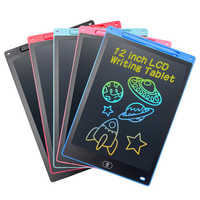 Tablette d'écriture électronique LCD effaçable de 12 pouces, planche à dessin numérique portable, personnalisable, bloc de dessin éducatif pour enfants