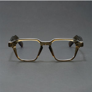 Marcos de ojos sólidos duraderos para hombres, bloqueador de luz azul, inserto de Metal, Retro, cuadrado pequeño, Tawny Blue <span class=keywords><strong>Optica</strong></span> 2025 - Product Image 5