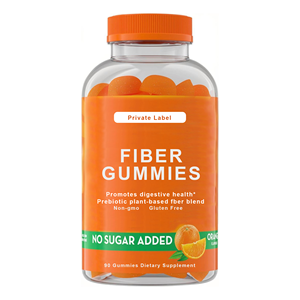 Suplemento de Gomitas de Fibra Vegetal para el Apoyo Digestivo e Inmunológico, 90 Unidades, 5g de Mezcla de Fibra Prebiótica, Sin Azúcar Añadida, Sabor Naranja, para Adultos - Product Image 1