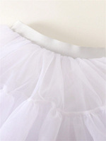 Jupes tutu pour filles, jupons de cosplay doux en crinoline, jupons Lolita 100% polyester teint uni