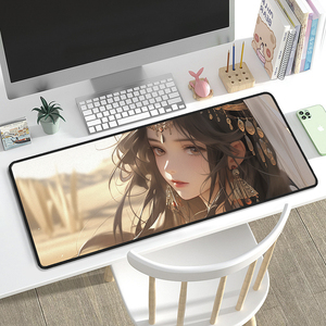 Logotipo de sublimación personalizado XL XXL teclado de ordenador grande al por mayor Oficina Anime Deskpad goma sublimación espacios en blanco juego alfombrillas de ratón - Product Image 2
