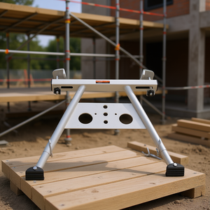 Estabilizador de Escalera Vevor D0100X32KR2, Altura Ajustable, Aleación de Aluminio, Capacidad de Carga de 500 kg, Plataformas de Trabajo Extensibles - Product Image 2