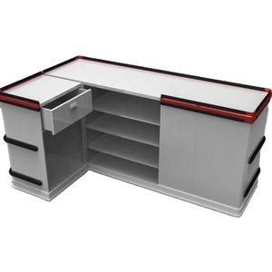 Mostrador de Caja de Madera de Diseño Moderno / Caja Registradora (Solo Venta al por Mayor y Pedidos de Mostradores de Caja, MOQ Es de 3 JUEGOS) - Product Image 3