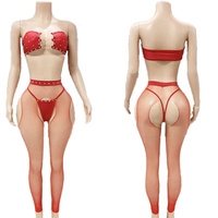 Vente en gros de vêtements de danse exotiques de haute qualité, style nouveau, vêtements de strip-teaseuse