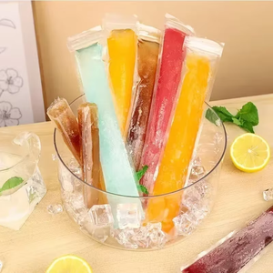 50Pcs Disposable Eco-Friendly PE Plastic <b>Ice</b> <b>Packs</b> Mold <b>Bags</b> for <b>Ice</b> Cream Juice Yogurt Fruit Smoothies-DIY Popsicle Sticks - Product Image 6