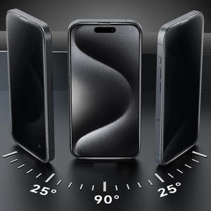 Protector de Pantalla de Vidrio Templado 9H 2.5D con Caja de Instalación y Aplicador Fácil para iPhone 13 14 15 Pro Max - Product Image 5