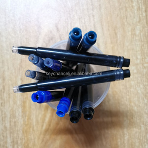 Accessori per Scrittura Cartuccia di Ricarica per Penna <span class=keywords><strong>Stilografica</strong></span> Nera e Blu da 68mm con Foro da 2.6mm e 3.4mm alle Due Estremità - Product Image 2