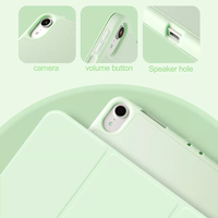 Étui de protection en cuir Pu avec porte-crayon, doublure peau épaisse, doux, pour Ipad Air 4, 2020/10.9 pouces, couverture pliable