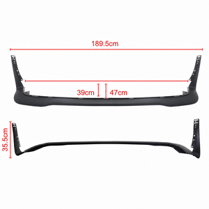 Alerón Delantero de Plástico PP Resistente con Textura Negra para <span class=keywords><strong>Dodge</strong></span> Challenger <span class=keywords><strong>Hellcat</strong></span> 2015-2023, Estilo Agresivo - Product Image 3
