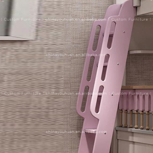 Nuovo letto a castello per bambini in legno massello in stile europeo con spazio contenitore, letto a forma di castello dei sogni personalizzato per <span class=keywords><strong>camerette</strong></span> <span class=keywords><strong>da</strong></span> bambina - Product Image 4