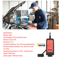 Boîtier de test CAN CTB007 12V 24V OBD2 avec câble 16 broches, testeur de diagnostic de circuit, outil d'analyse des pannes de voiture pour tous les véhicules
