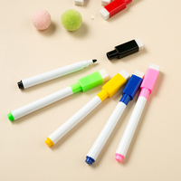 Nducjh — stylo marqueur pour tableau blanc, en plastique effaçable, coloré, sans magnétique